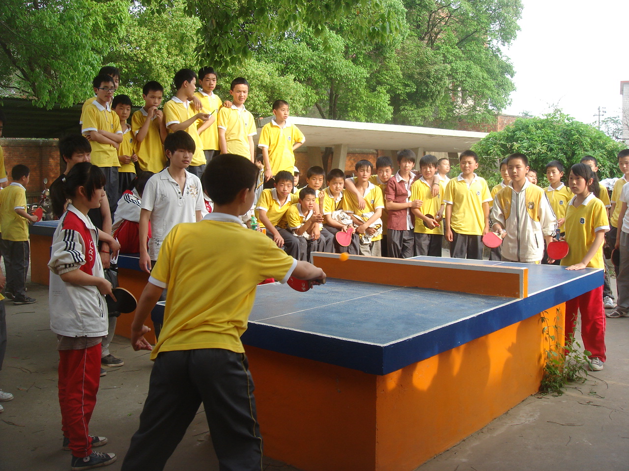 我校举办“我运动，我乒乓”首届乒乓球赛
